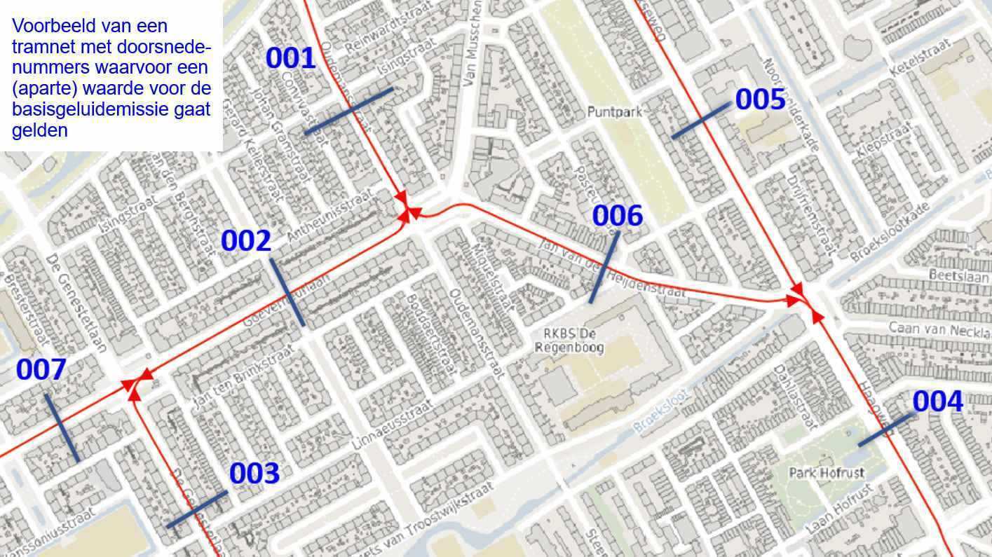 Geluid van lokale spoorwegen in beweging